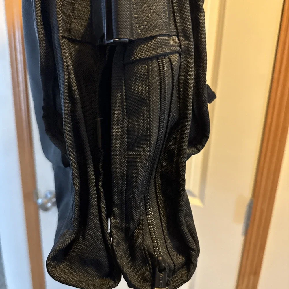 TUMI Black Ballistic Nylon Garment Bag Suiter Bi-Fold Carry-On Luggage